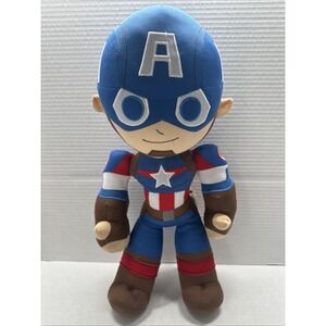 MINISO Marvel Plush Toy Stuffed Plushies Doll Gift for Boy Girls-Captain America